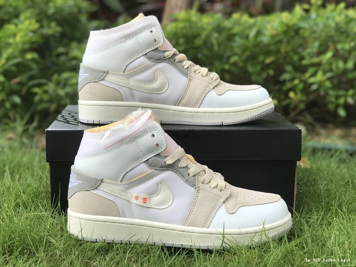 Craft 1 DM9652-100  Jordan Grey SE Out Mid White Inside 0915